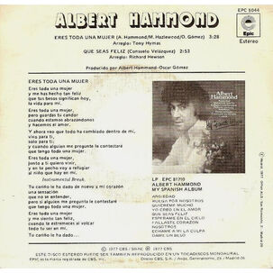 Albert Hammond - Eres Toda Una Mujer | 7" Single Usado