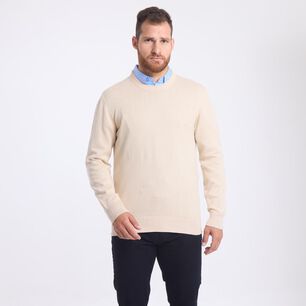 Sweater Liso Manga Larga Cuello Redondo Hombre Herald