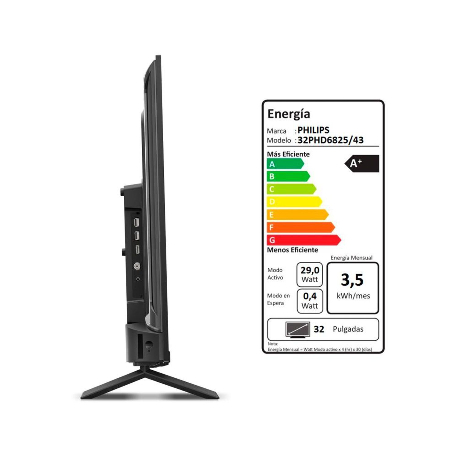 Led 32" Philips 32PHD6825 / HD / Smart TV image number 5.0