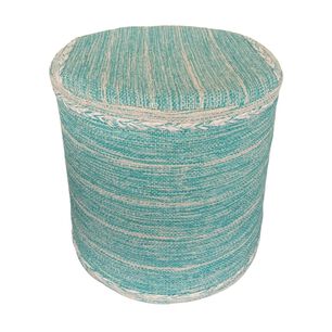 Pouf Kilim Turquesa