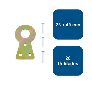 Soporte Para Colgar 23x40mm 20un. - Anclajes