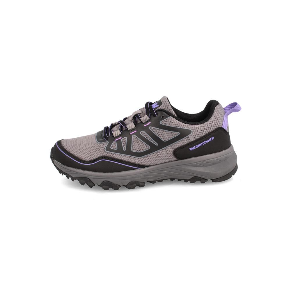 Zapatilla Outdoor Mujer Weinbrenner Magma Gris image number 4.0