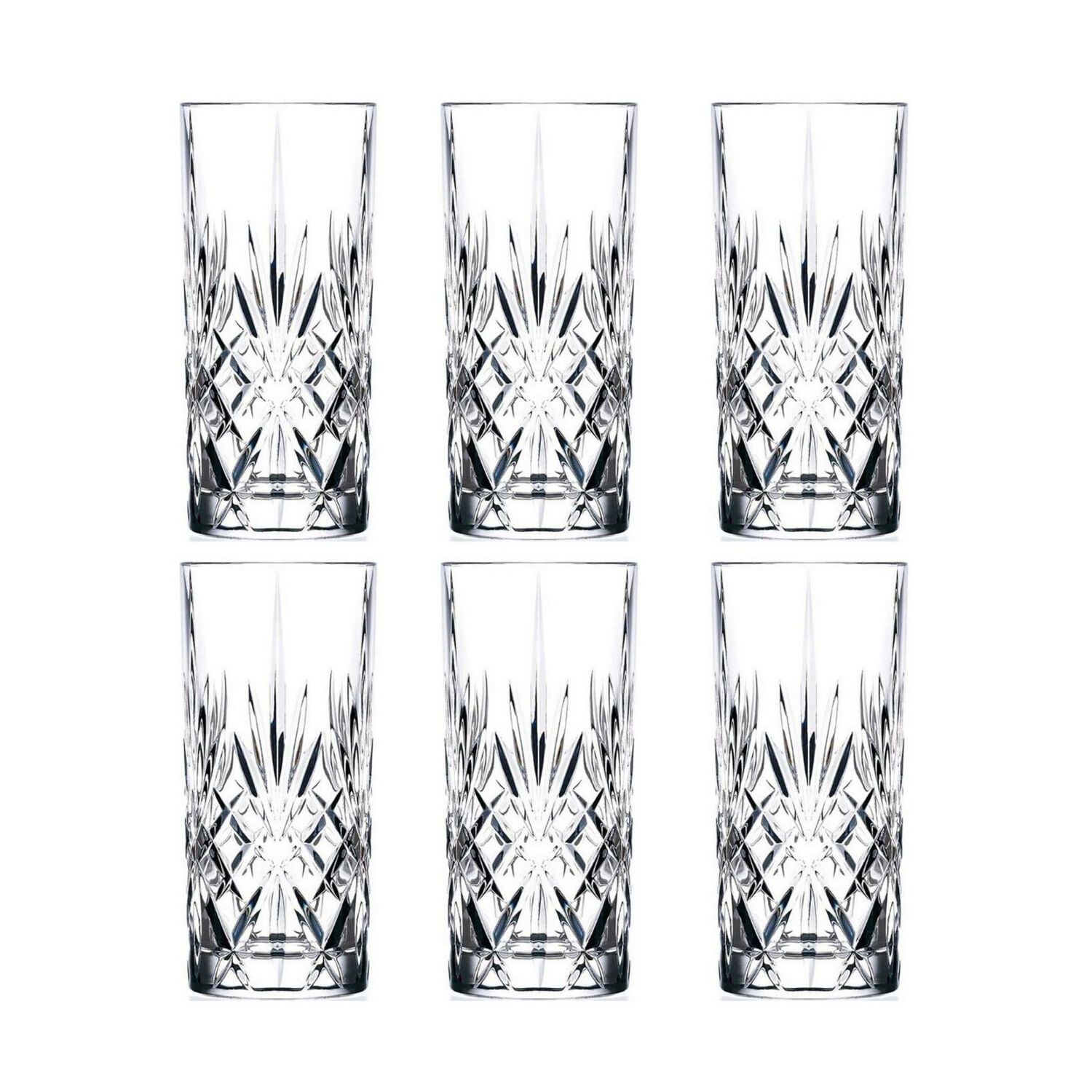 Set 6 Vasos Vidrio C&aacute;diz 450 Ml image number 0.0