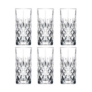Set 6 Vasos Vidrio C&aacute;diz 450 Ml