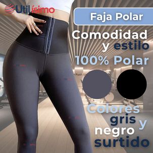 Calza Leggings Deportiva Tiro Alto Con Faja Reductora Y Moldeadora Mujer