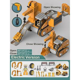 Juguete Camiones De Construcci&oacute;n Grua Y Elevador