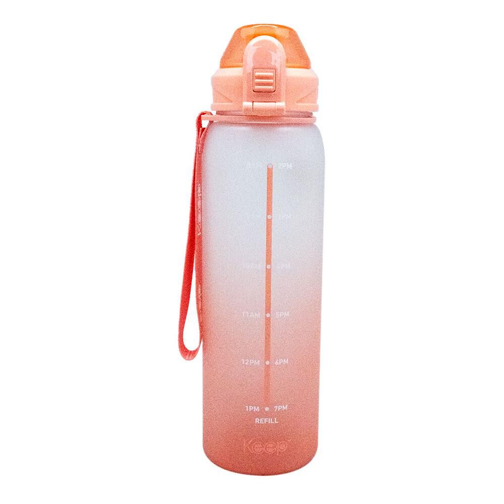 Botella De Agua Keep Medidas Rubber / 1 Pieza / 1 Litro image number 0.0