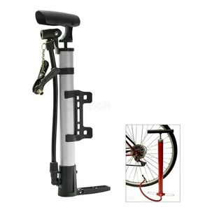 Mini Bombin Aluminio Y Pvc Para Bicicleta Y Pelotas