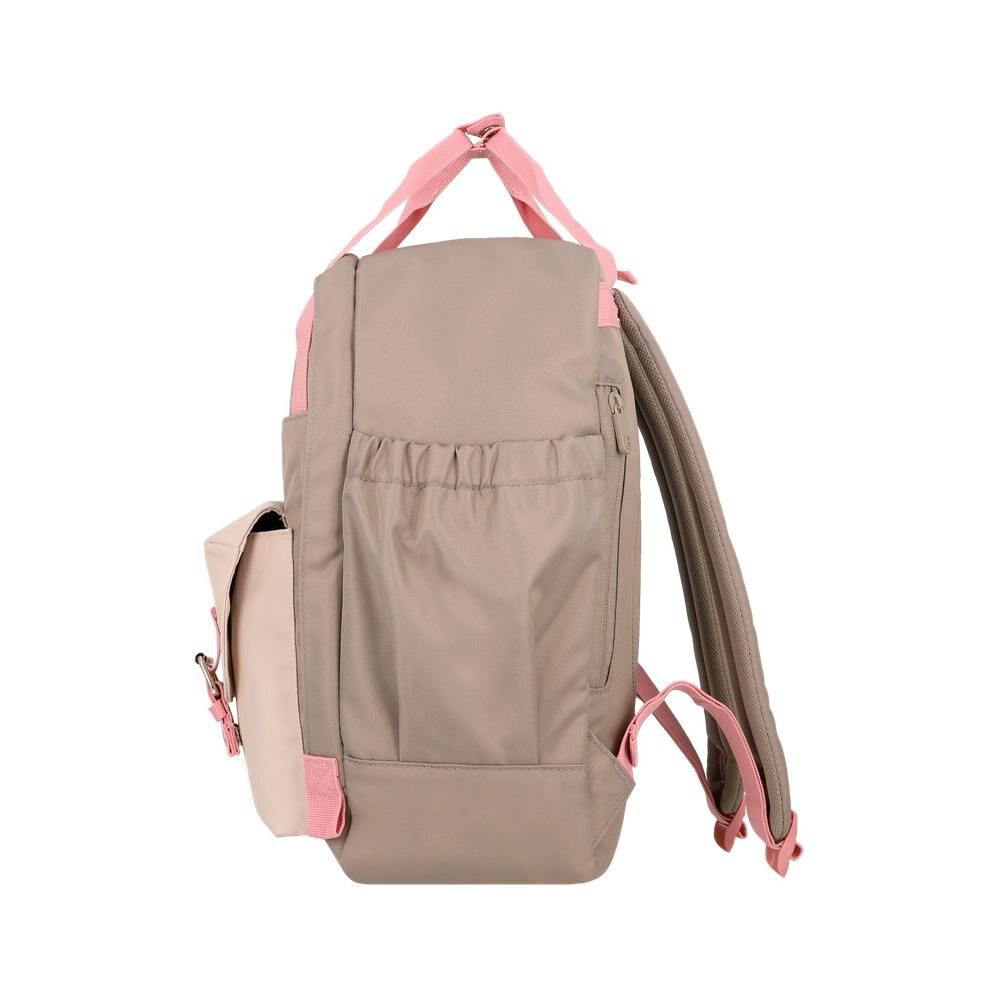 Mochila Notebook Xtrem Monroe 6xt Beige/rosado 15" image number 4.0