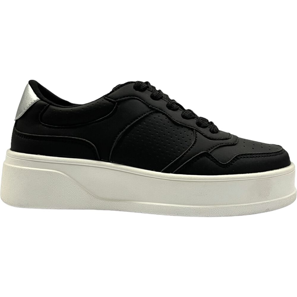 Zapatilla Mujer Negro Chic Detogni image number 0.0