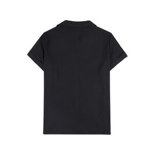 Blusa Lisa Abotonada Manga Corta Cuello Camisero Mujer Lesage