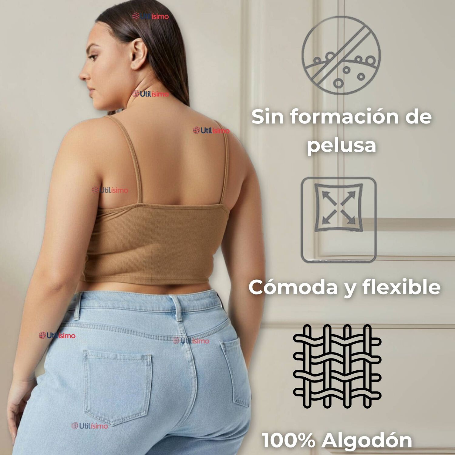 Polera Camiseta Pabilo B&aacute;sica Lisa El&aacute;stica Algod&oacute;n Mujer Colores Surtidos image number 7.0