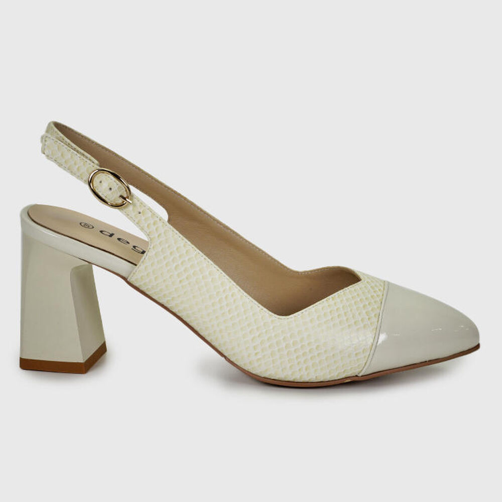 Sandalia Cuero Dalel Beige image number 3.0
