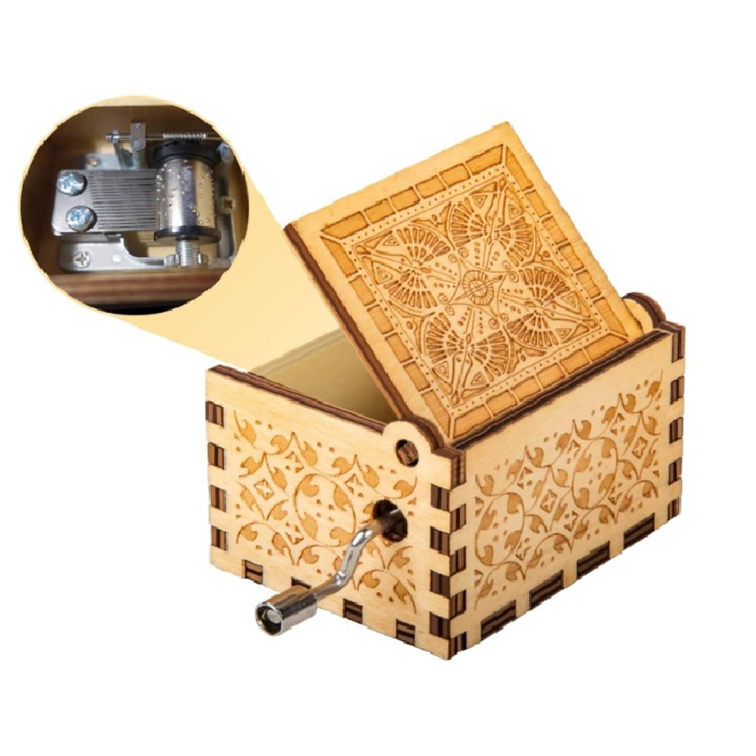 Caja Musical Coldplay Fix You Con Manivela image number 3.0