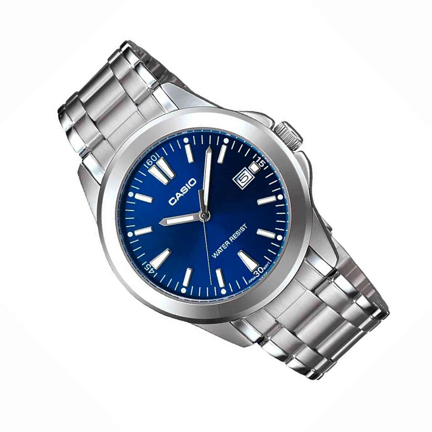 Reloj De Mujer Casio Silver Blue Ltp-1215a-2a2df image number 4.0