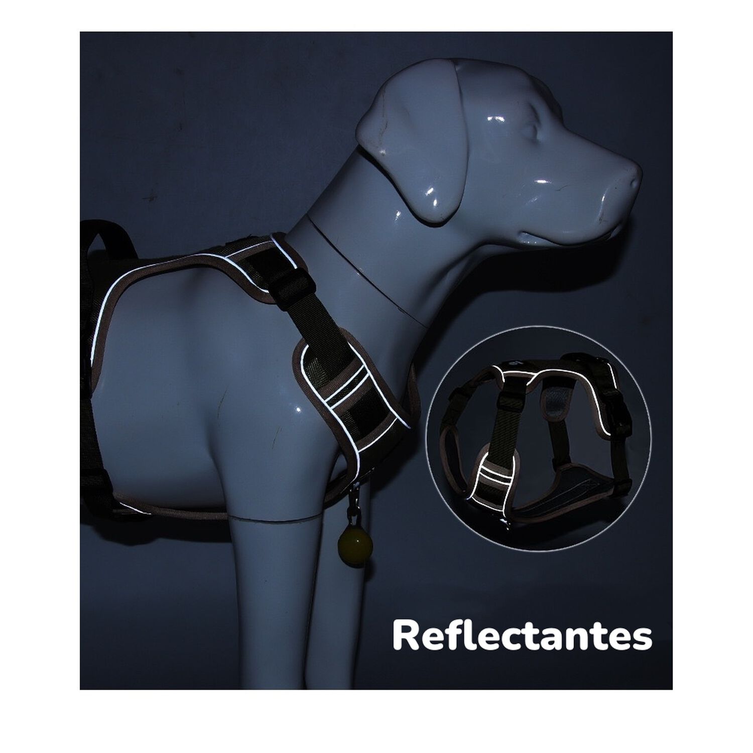 Arn&eacute;s Para Perro Ajustable Con Correa Reflectantes Mimi M image number 2.0