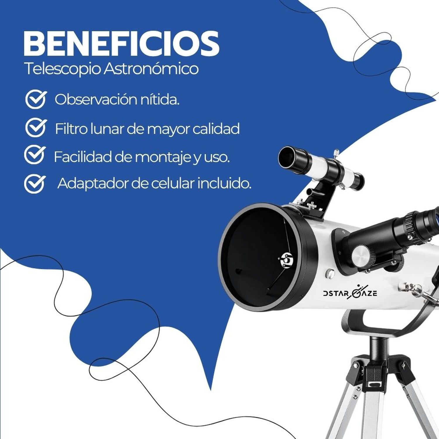 Telescopio Astron&oacute;mico Profesional F70076 image number 3.0