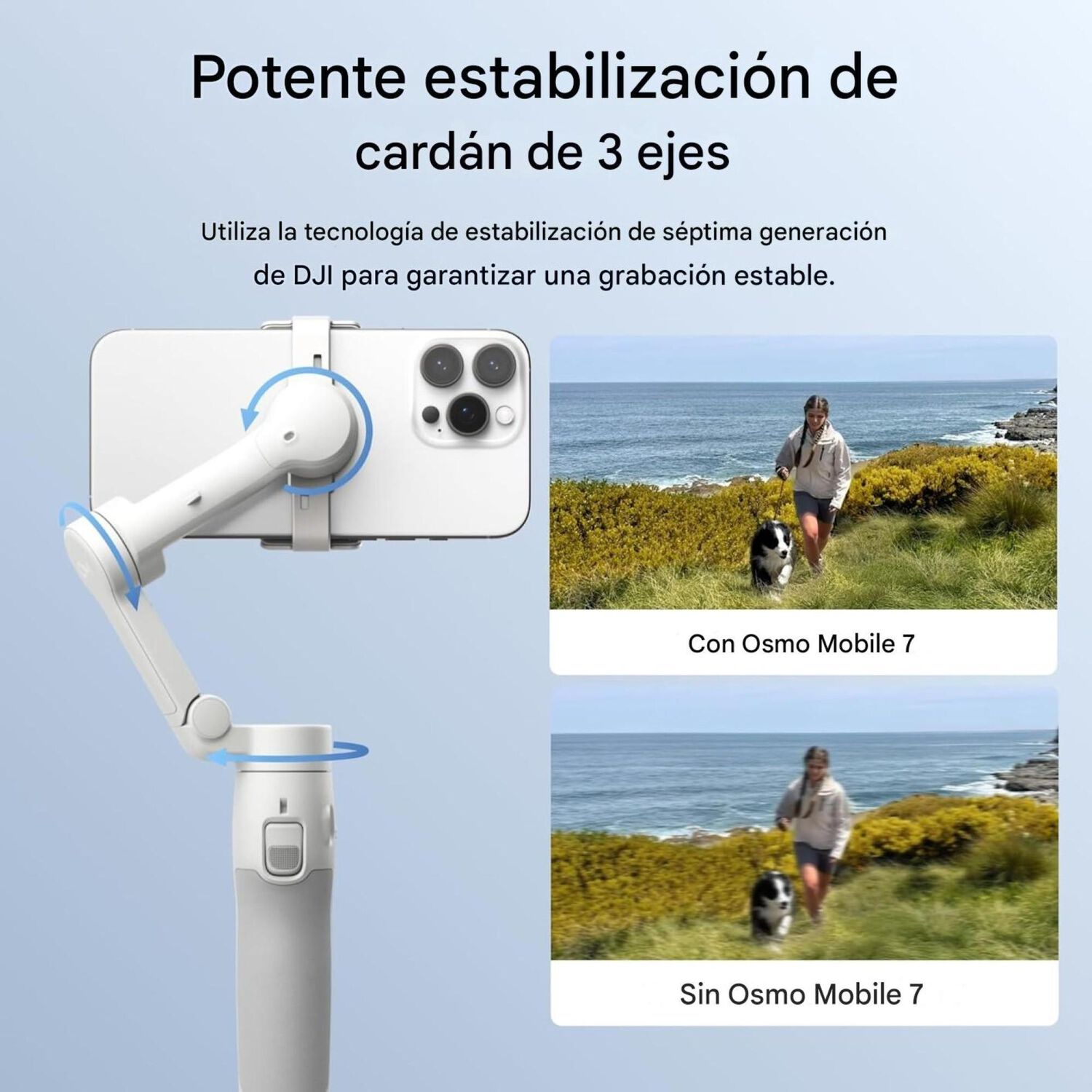 Dji Osmo Mobile 7 | Estabilizador Con Tr&iacute;pode - Activetrack 7.0 image number 2.0