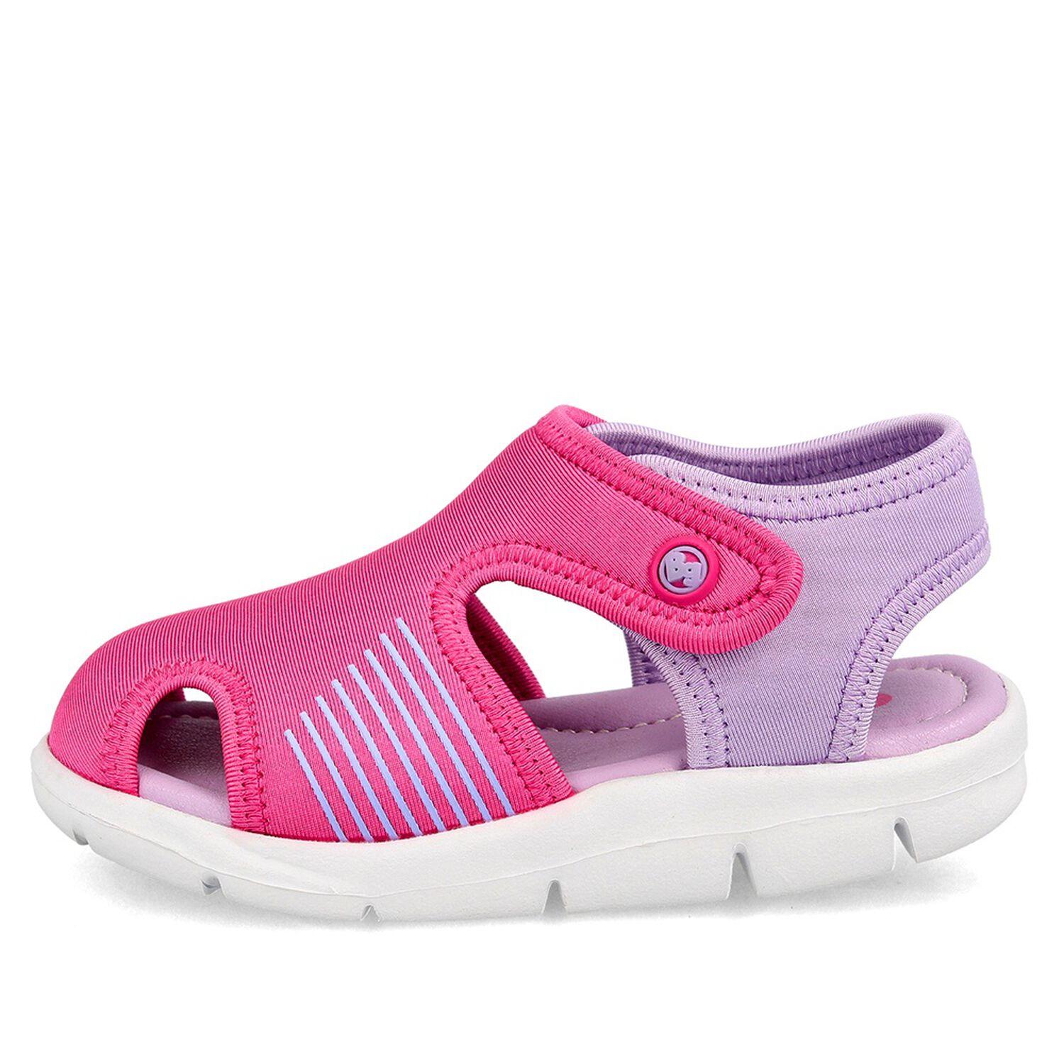 Sandalia Ni&ntilde;a Bubblegummers Bentley Rosado/lila image number 4.0