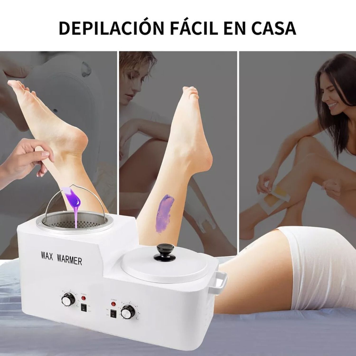 Olla De Cera Depilatoria Con Colador Y Filtro 6 Kilos image number 3.0