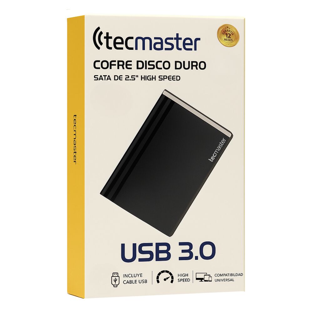 Cofre Para Discos Duros Y Ssd De 2.5” Usb 3.0 High Speed image number 0.0