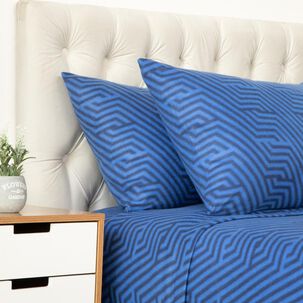 Juego De Sábanas Polar Casaideal Color / 2 Plazas