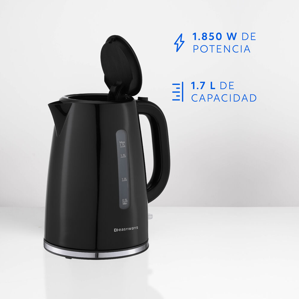 Hervidor Black 1,7 L Easyways image number 1.0