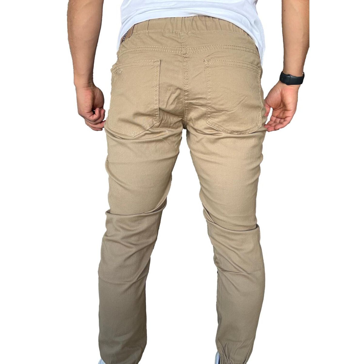 Jogger Mosaico Pantal&oacute;n Slim Fit Elasticado Colores image number 40.0