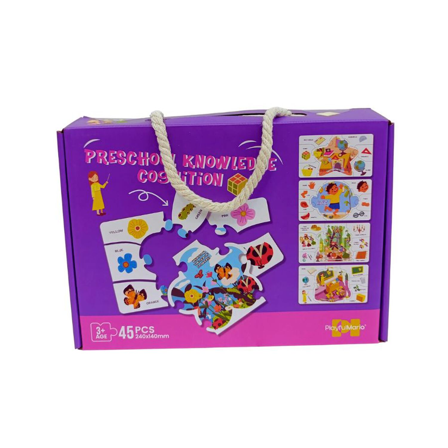 Puzzle Infantil De Insectos 45 Piezas Educativo image number 0.0
