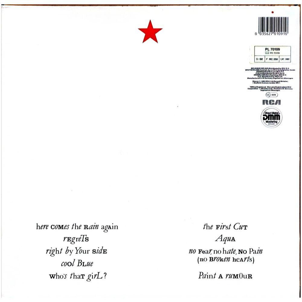 Eurythmics - Touch | Vinilo Usado image number 1.0