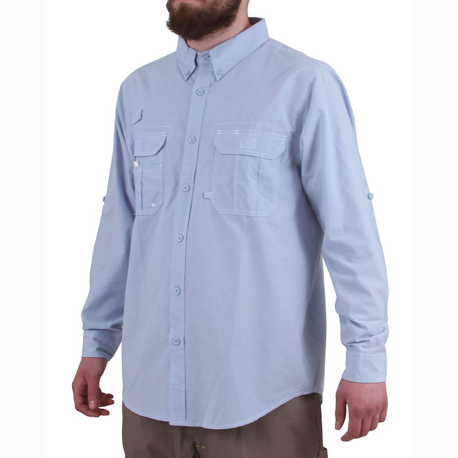 Camisa Hw Duck Dry Celeste image number 4.0