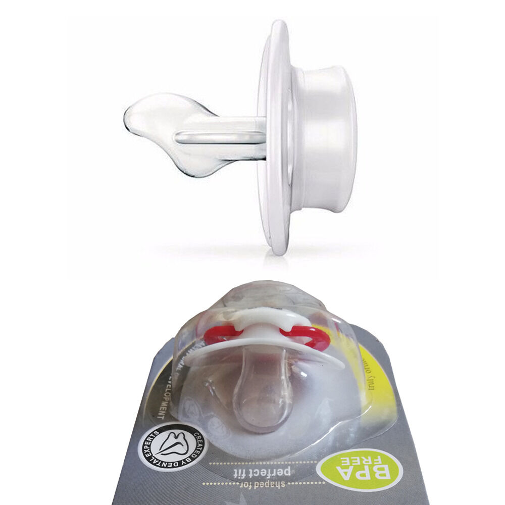 Chupete De Ortodoncia Anat&oacute;mico 0-6 De Silicona Libre De Bpa image number 1.0