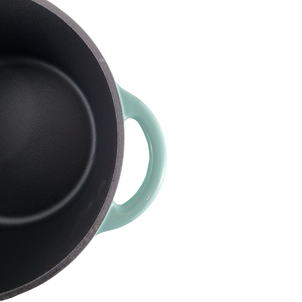 Olla Hierro Fundido 26cm Turquesa Keep Antiadherente Cocina image number 3.0