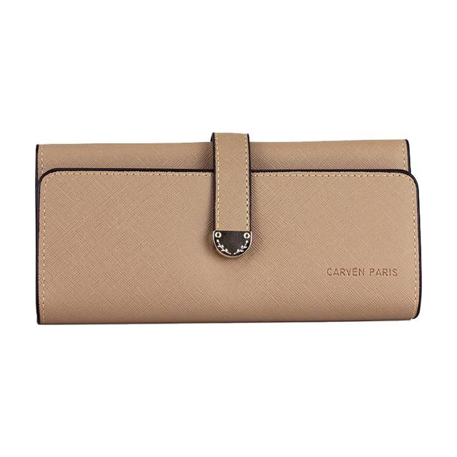 Billetera Mujer N&aacute;poles Taupe Carven image number 0.0