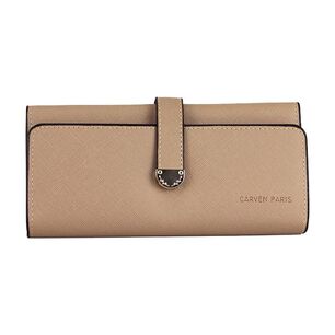 Billetera Mujer N&aacute;poles Taupe Carven