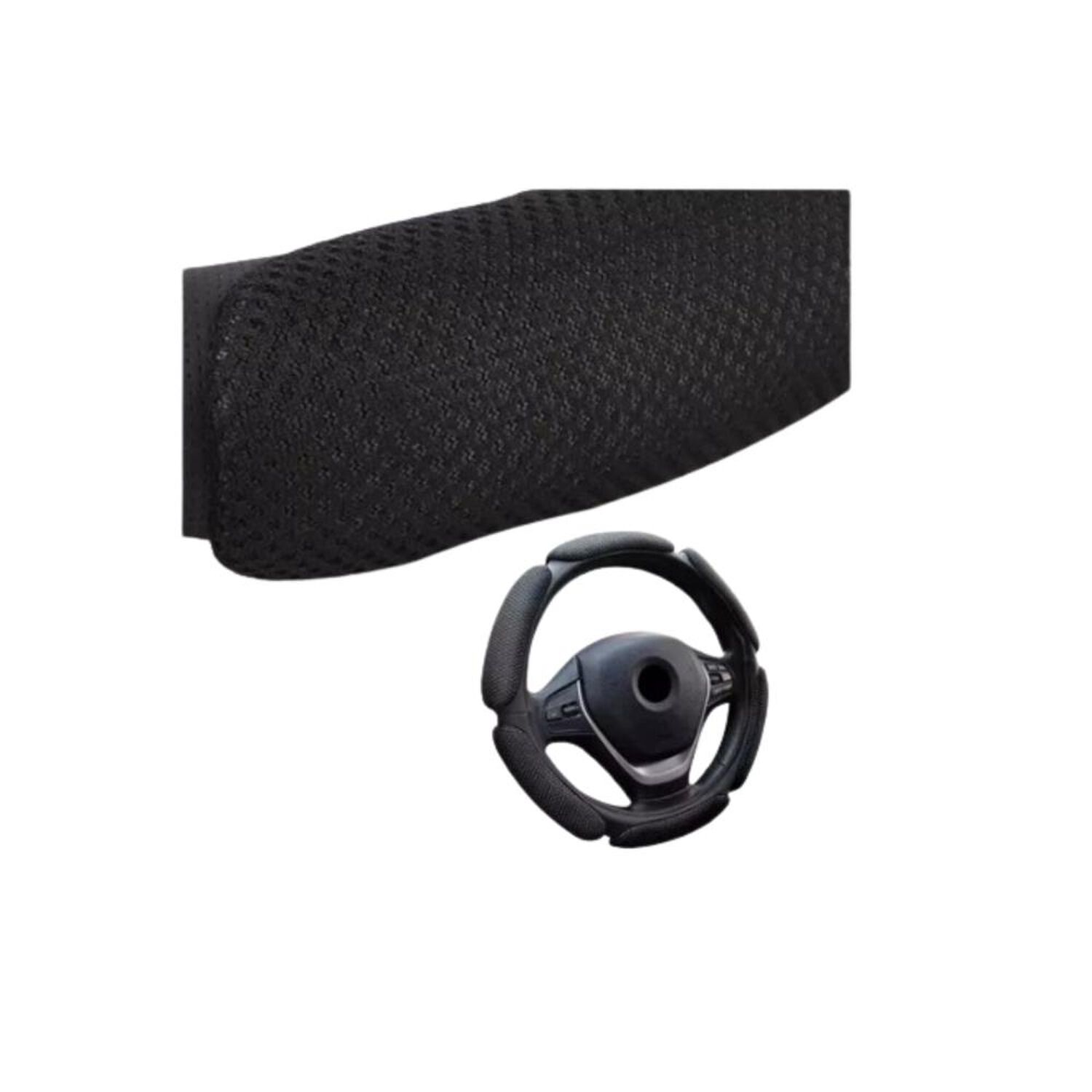 Funda Cubre Volante Universal 3d Acolchado Antideslizante image number 4.0