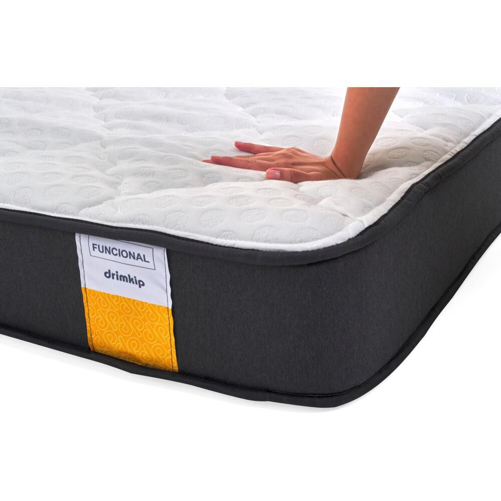 Cama Americana Drimkip Funcional / 2 Plazas / Base Dividida + Respaldo image number 2.0