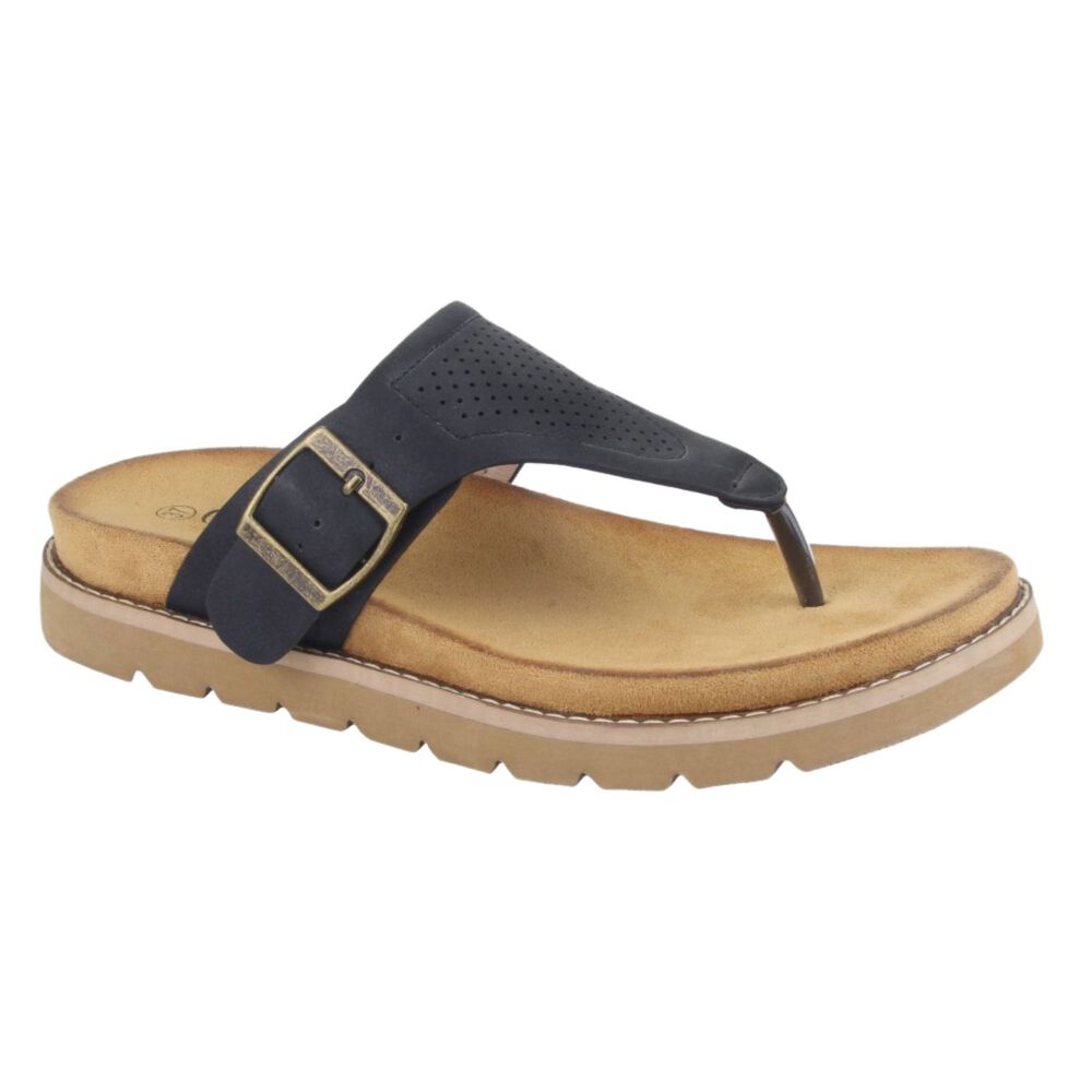 Sandalia Chalada Mujer Brick-20 Negro Moda image number 0.0