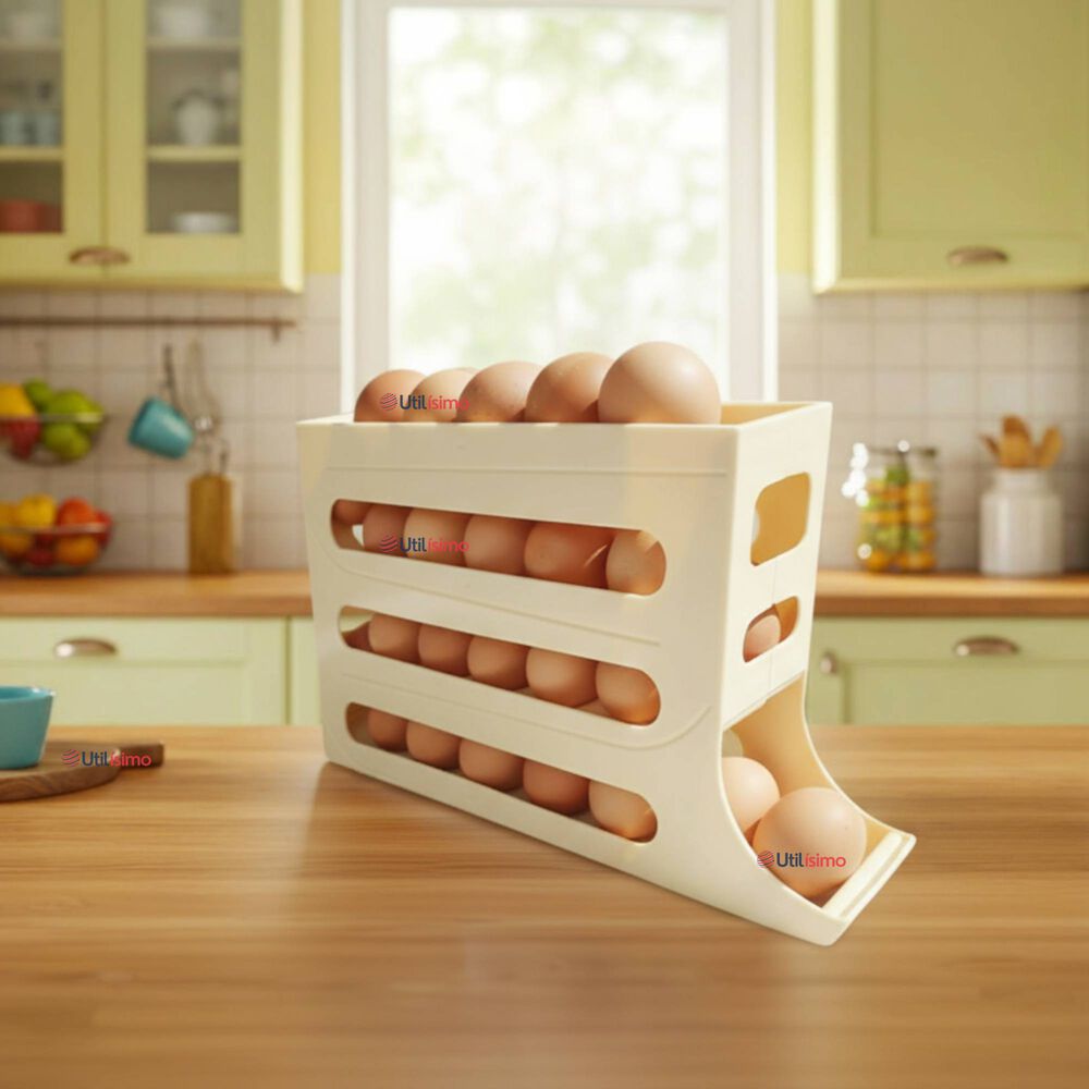 Organizador Dispensador De Huevos Para 30 Huevos Huevera 4 Niveles image number 0.0