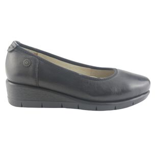 Zapato De Cuero Chalada Mujer Calafate-4 Negro Casual
