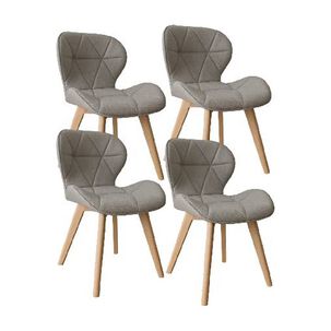 Pack 4 Sillas Mariposa Lino