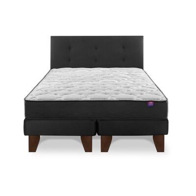 Cama Europea Flex Therapedic Plus / 2 Plazas / Base Dividida + Respaldo
