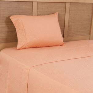 Sabana Estampada Plumetti Embossed 1.5 P Coral