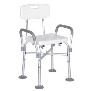 Silla De Ducha Aluminio Base Reforzada Bariatrica Portatil