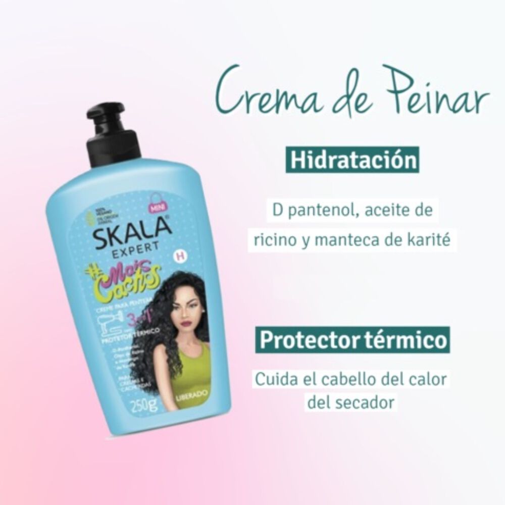 Crema Para Peinar 3en1 Mais Cachos Skala Expert 250 G image number 4.0