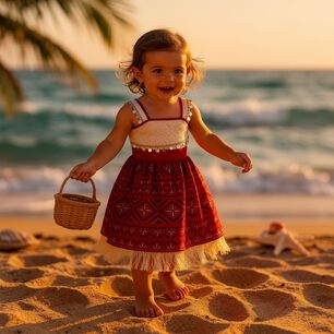 Disfraz Moana Cosplay Para Ni&ntilde;as Halloween