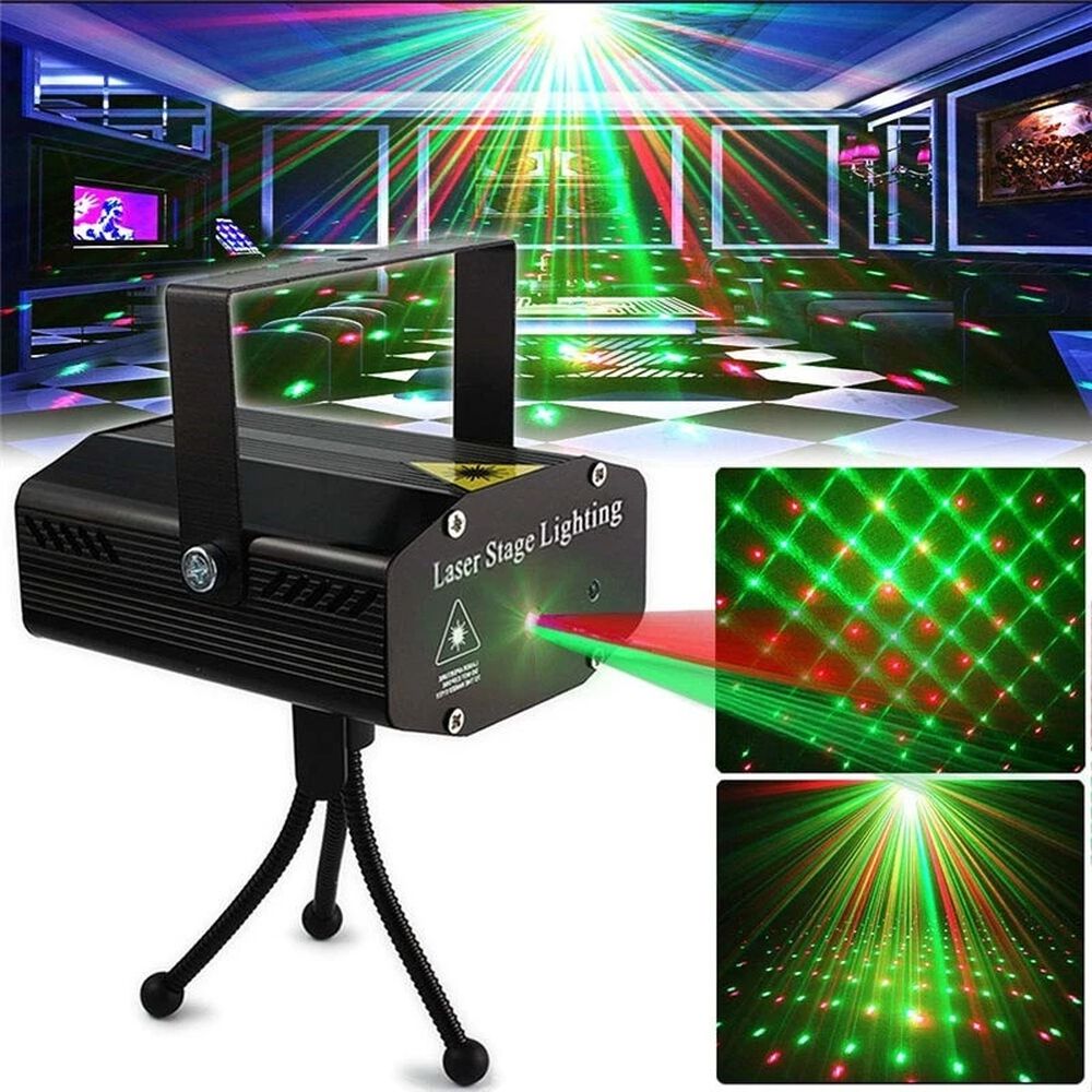 Luces Laser Para Fiestas Rgb Con Sensor Rítmico Led08 image number 7.0