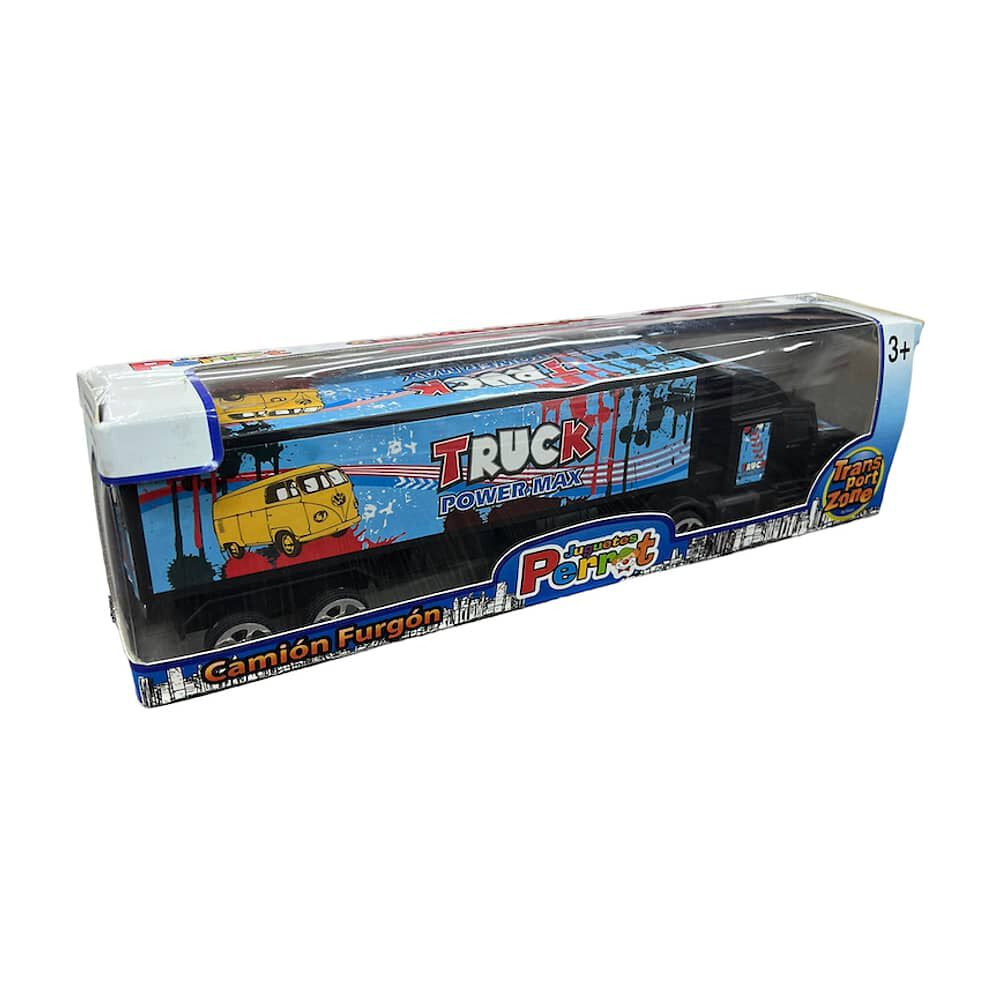 Juguete Camion Trailer Furgon Friccion image number 2.0