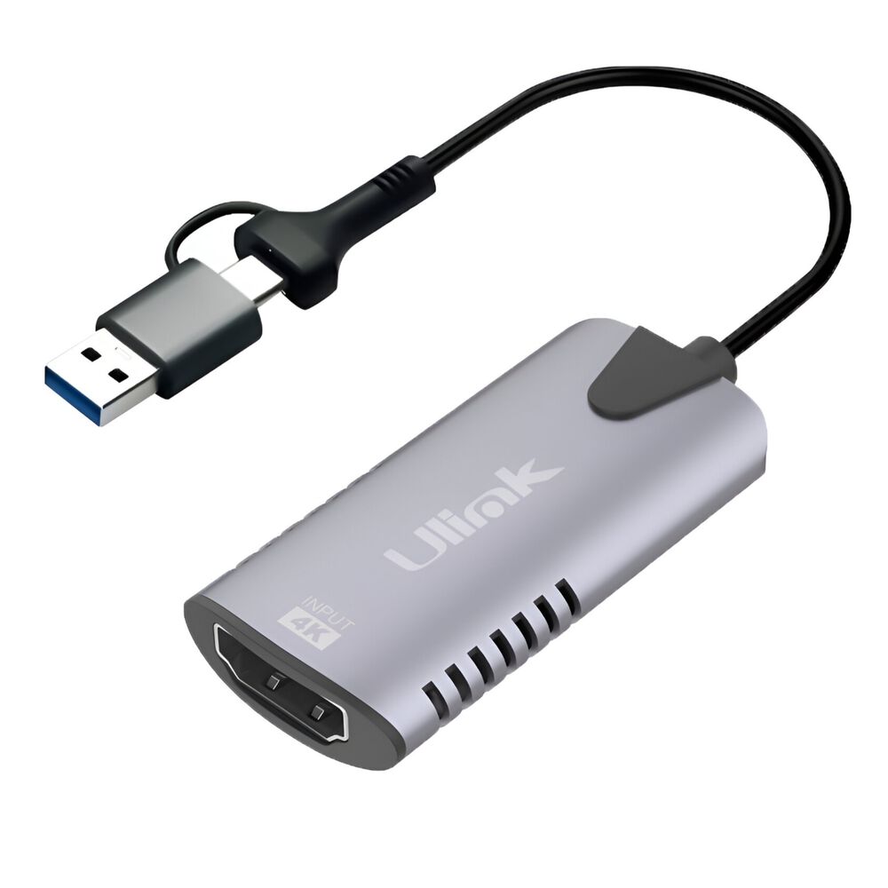 Tarjeta Capturadora De Video 4k Hdmi A Usb + Usb-c Ul-adv2 image number 1.0