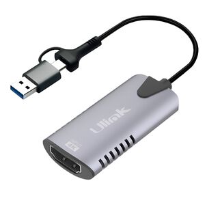 Tarjeta Capturadora De Video 4k Hdmi A Usb + Usb-c Ul-adv2